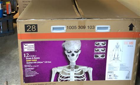 12 ft <b>Giant</b>-Sized Inferno Pumpkin <b>Skeleton</b> with LifeEyes (TM) LCD Eyes. . Home depot giant skeleton assembly